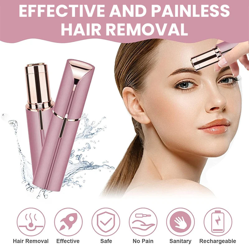 Facial Hair Removal Device for Women -Battery-Powered