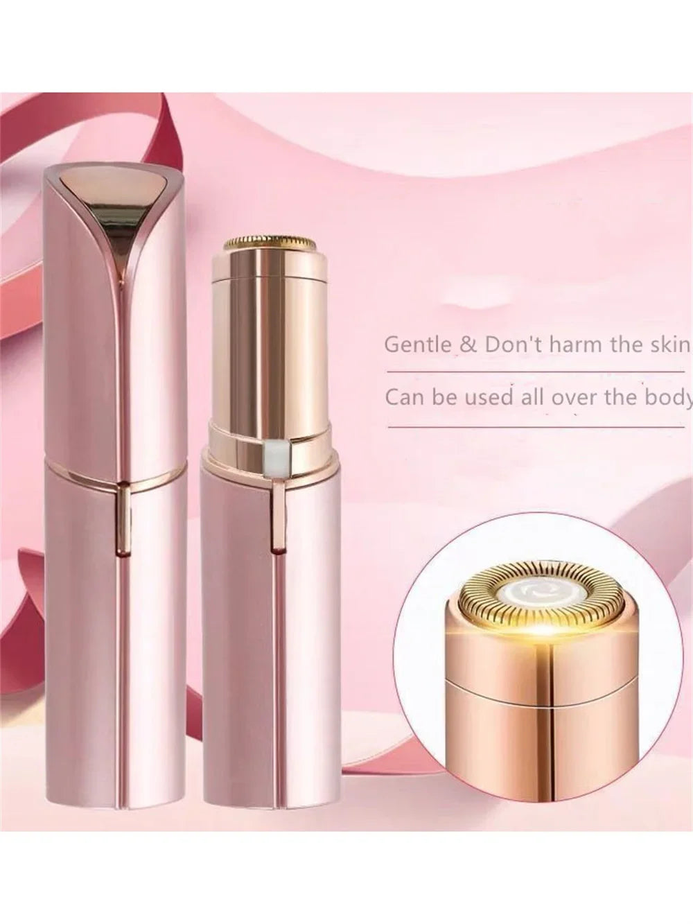 Facial Hair Removal Device for Women -Battery-Powered